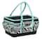 Everything Mary Teal Geometric Deluxe Store & Tote Craft Organizer